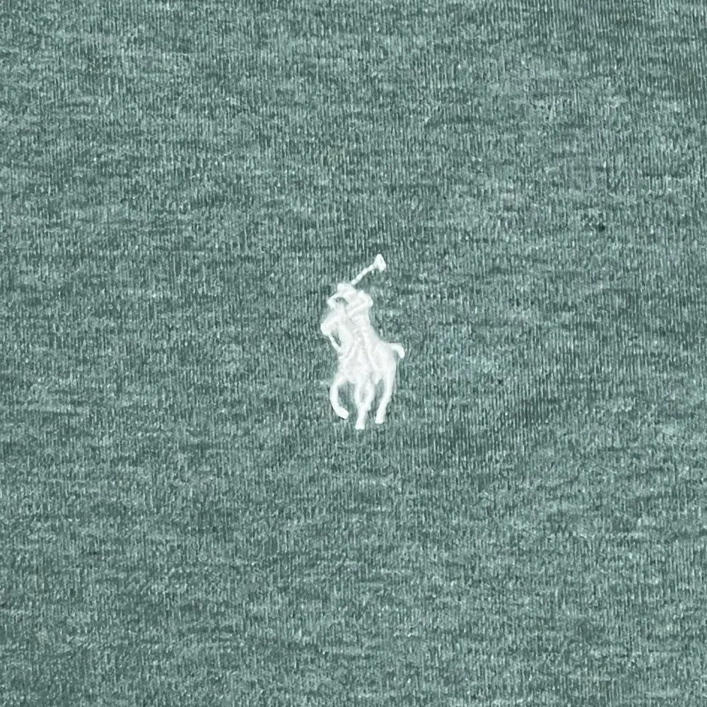 Polo Ralph Lauren L/S Shirt Men's Size XL Heathered Green White Pony Smooth - Picture 5 of 10